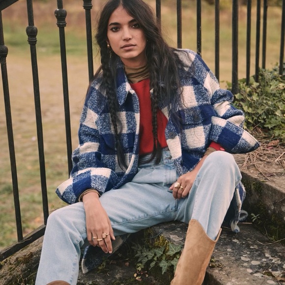 Sezane Wool Coat NWT - Picture 3 of 5